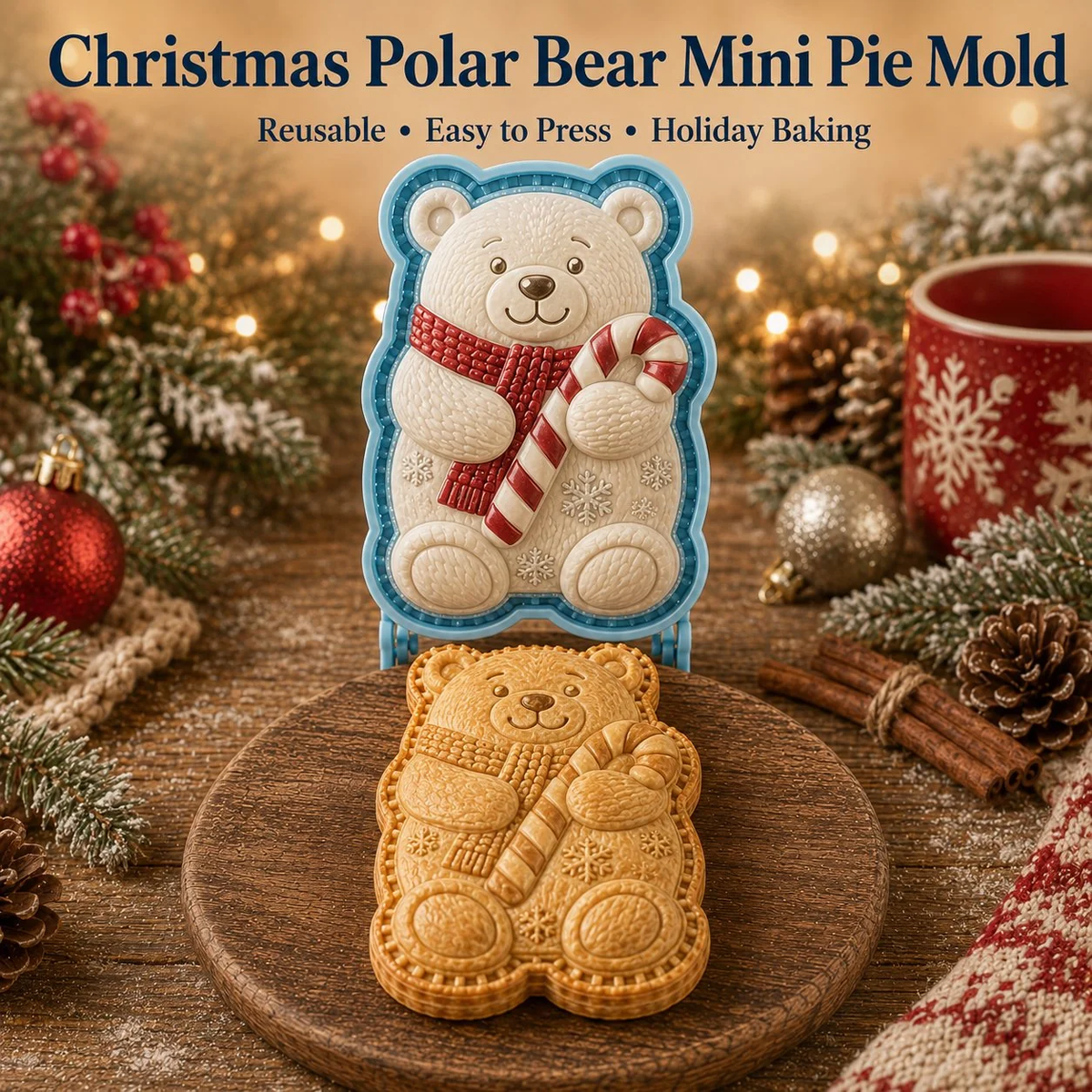 🔥🔥All set boxes Only $5.62 Last Day Promotion!✨ 🎄16-Design Christmas Mini Pie Mold Collection 🥧