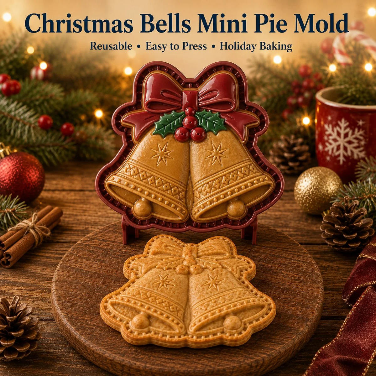 🔥🔥All set boxes Only $5.62 Last Day Promotion!✨ 🎄16-Design Christmas Mini Pie Mold Collection 🥧