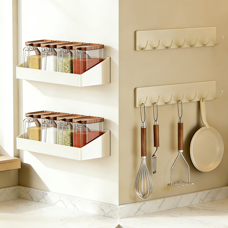Clear Seasoning Storage Container with Lid & Scoop