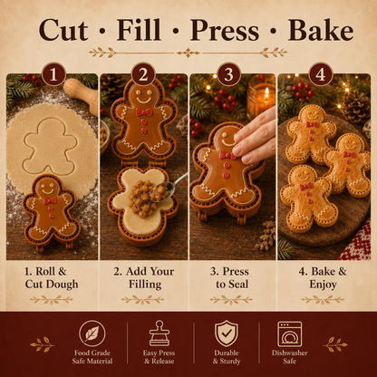 🔥🔥All set boxes Only $5.62 Last Day Promotion!✨ 🎄16-Design Christmas Mini Pie Mold Collection 🥧