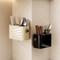 Dual-Compartment Countertop Cutlery & Chopstick Organizer