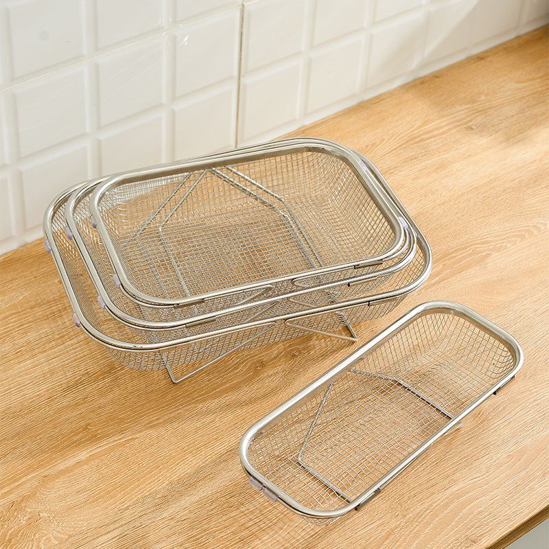 Expandable Over-the-Sink Colander & Drying Basket