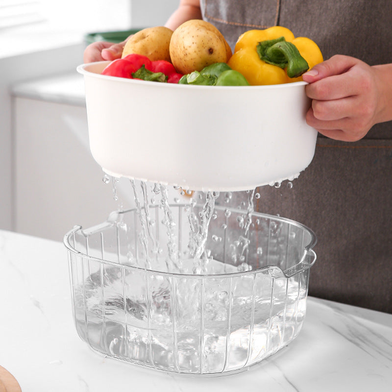 2-in-1 Fruit & Vegetable Washing Basket