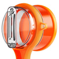 Vegetable Peeler with Built-In Peel Catcher