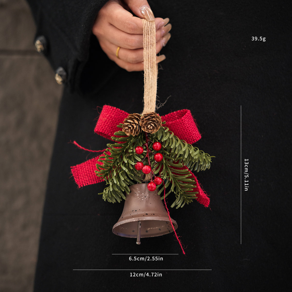 🎄2026 Christmas 🎅Bell Bow Pendant Christmas Tree Decoration