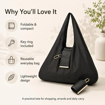Tiny as a Keychain, Holds Up to 30 lbs! The Ultimate Everyday Foldaway