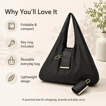 Tiny as a Keychain, Holds Up to 30 lbs! The Ultimate Everyday Foldaway