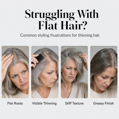 🙋‍♀️LAST DAY - BUY 2 GET 2FREE - $8.24✨ EACHFluffyHair Shaping Spray, InstantVolume For Flat Hair, Fuller-Looking Hair All Day