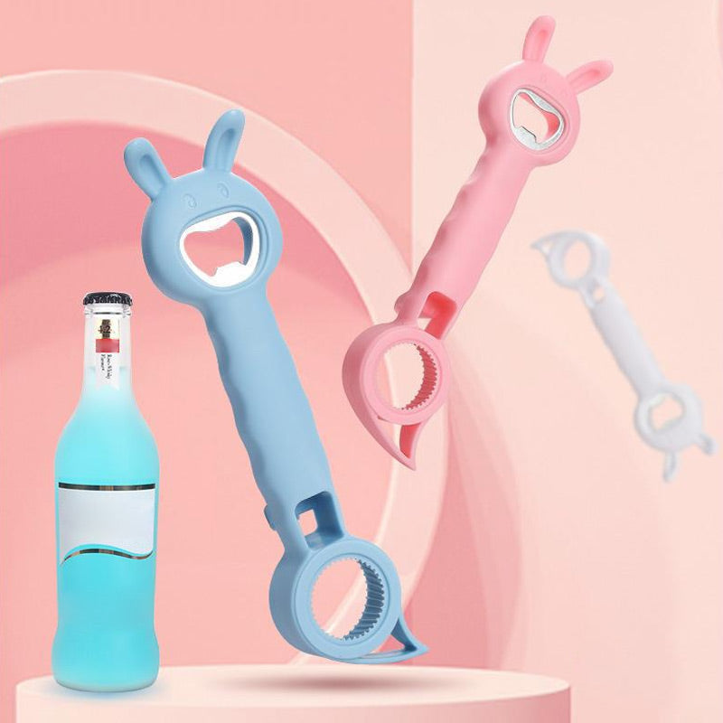 🎁 BUY 1 GET 1 FREE | Multifunction Bottle & Jar Opener – Easy-Grip, Multi-Size Design for Stubborn Lids & Caps ✨