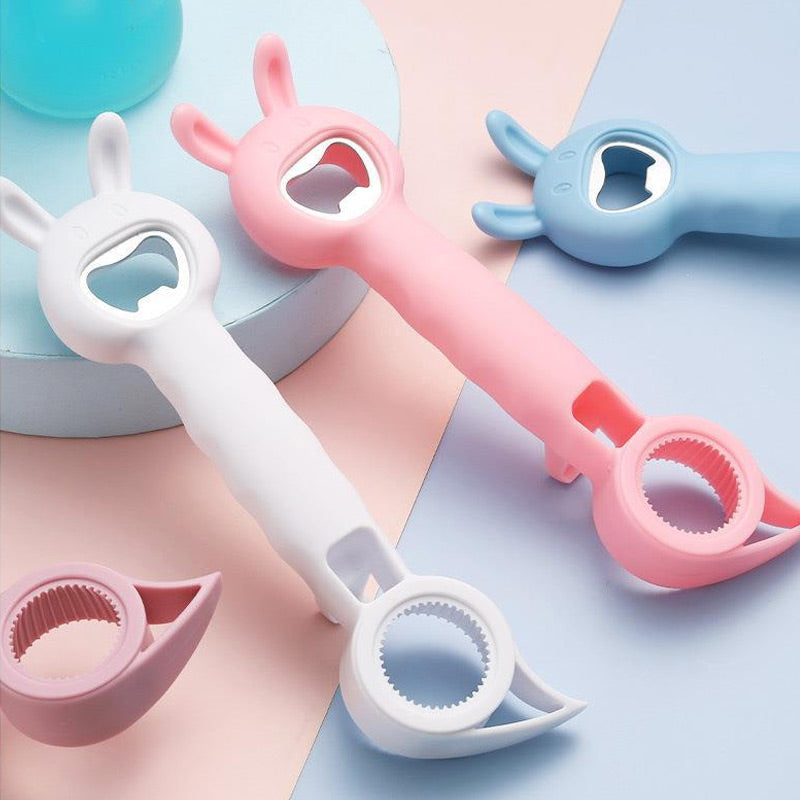 🎁 BUY 1 GET 1 FREE | Multifunction Bottle & Jar Opener – Easy-Grip, Multi-Size Design for Stubborn Lids & Caps ✨